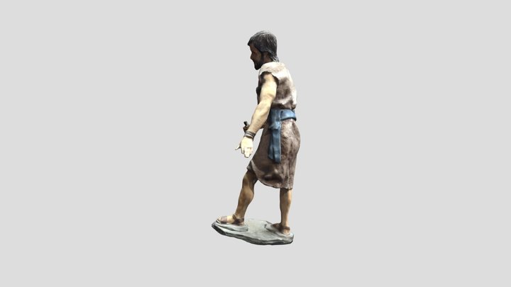 Dynamic Weathered Male Figurine动态风化男性雕像 – Kostenloses 3D-Modell STL
