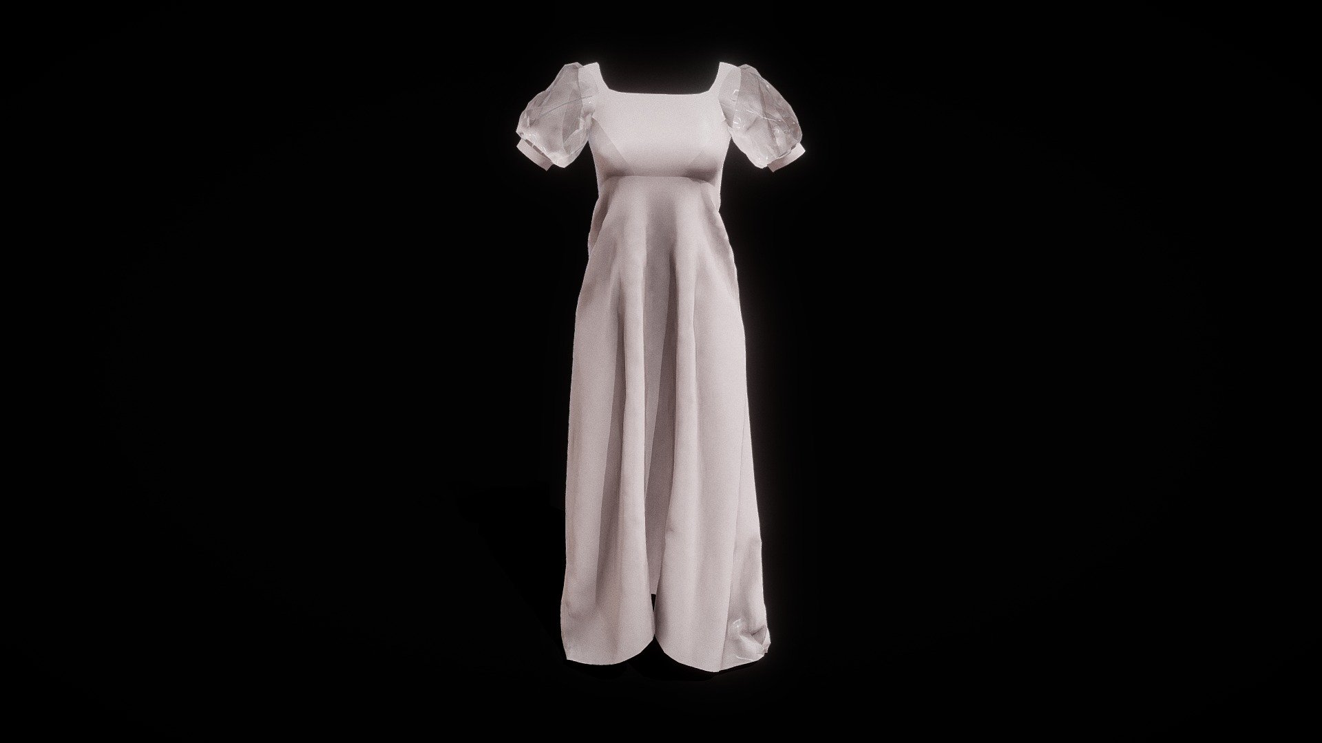 1800's Dress — Sketchfab embed 3D viewer