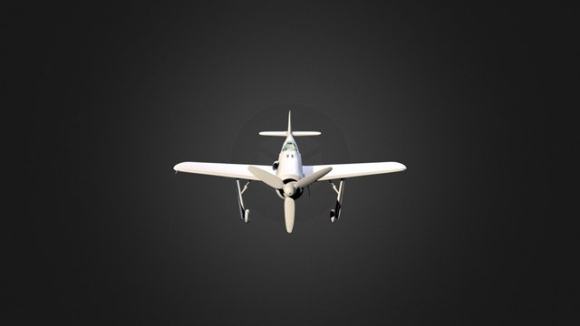 Detailed Complete FW-190 3D Model