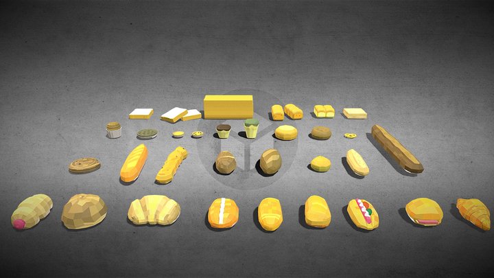 Bread Pack 3D Model