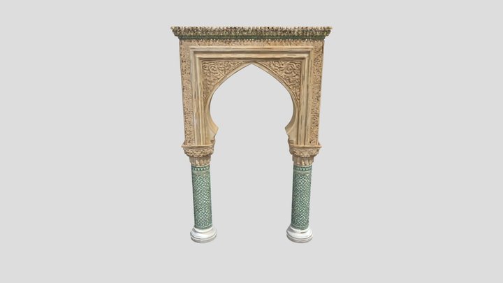 Ornate Archway 3D Model