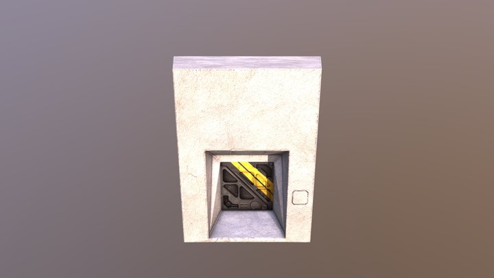 Bunker entrance 3D Model