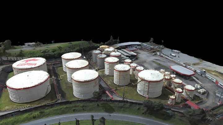 CEPSA Refinery Leixoes 3D Model