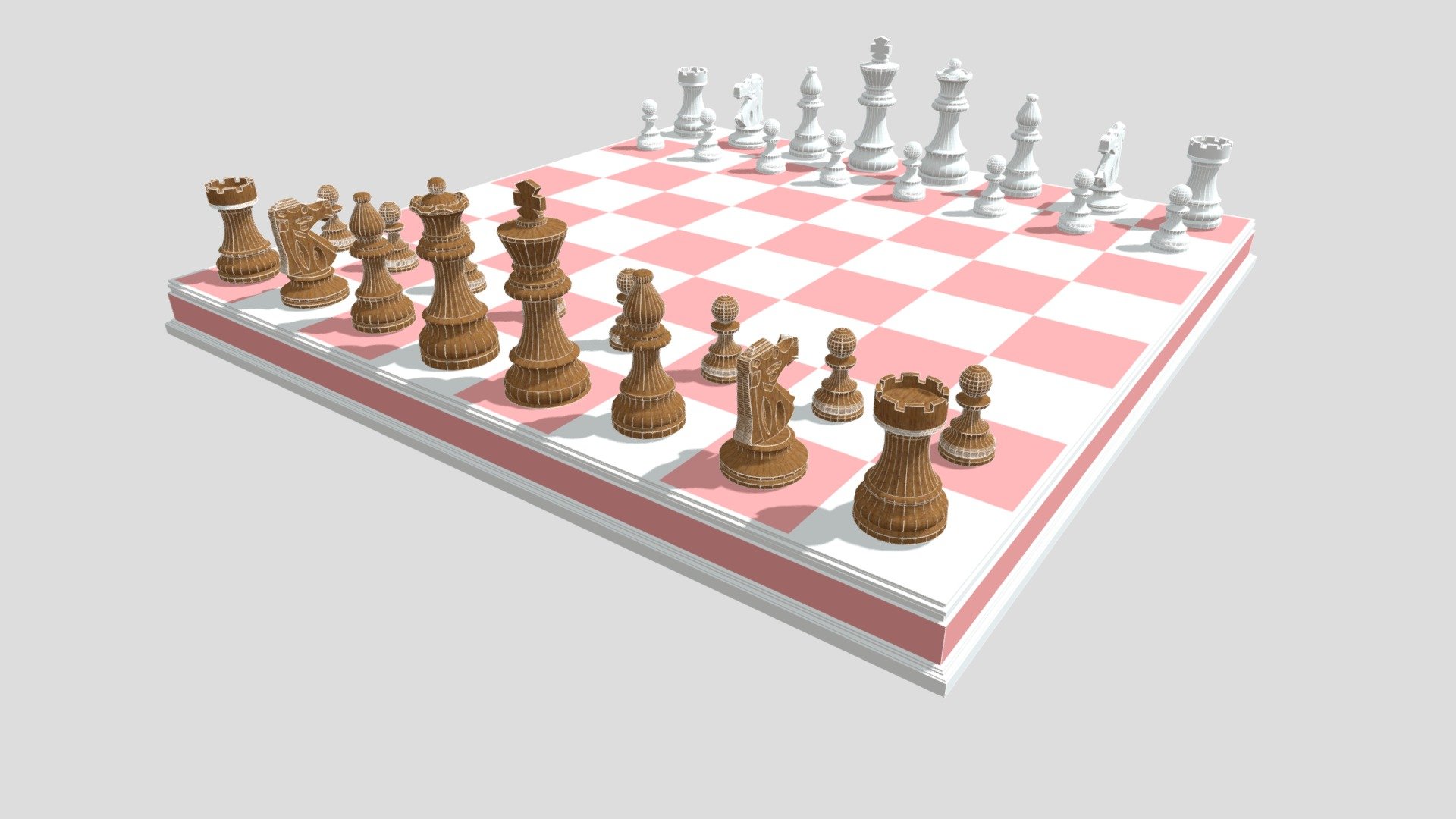 3D Printable Chess Set - Buy Royalty Free 3D model by Phoenix_Rising ...
