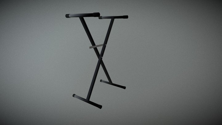 Stand Keyboard - Single Frame 3D Model