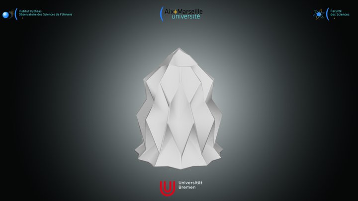 Nannofossile - Sphenolithus abies – Modello 3D gratuito STL