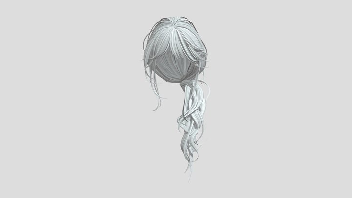 F_ Hair_622 3D Model