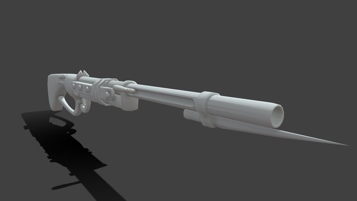 Junk Rifle - CT4012 3D Model
