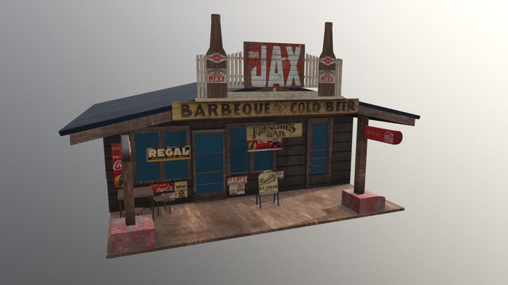 Bar 3D Model