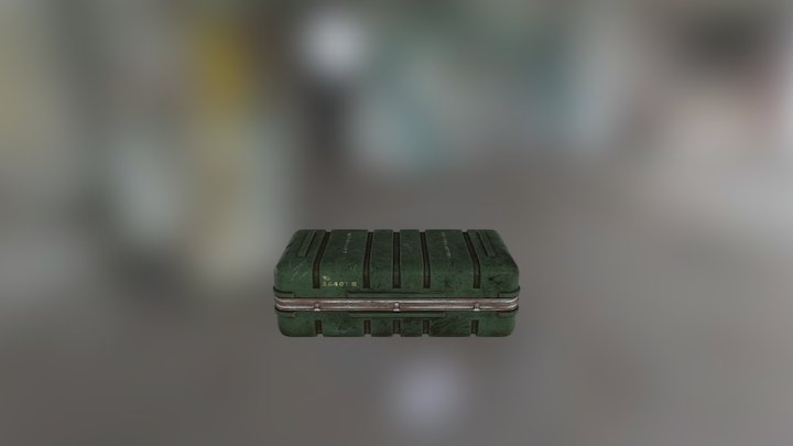 Military Crate 3D Model