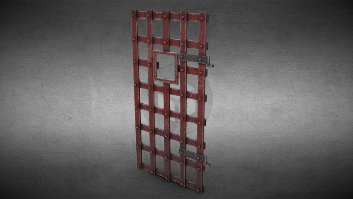 Metallic Door 3D Model