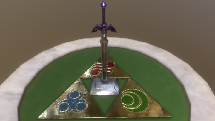 MasterSword Zelda 3D Model