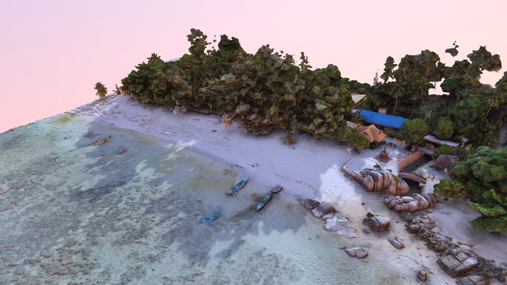 sairee village koh tao 3D Model