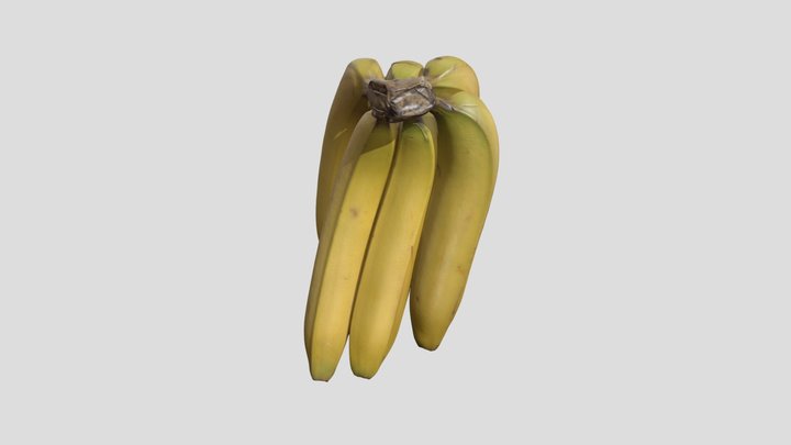Bunch of Bananas 3D Model