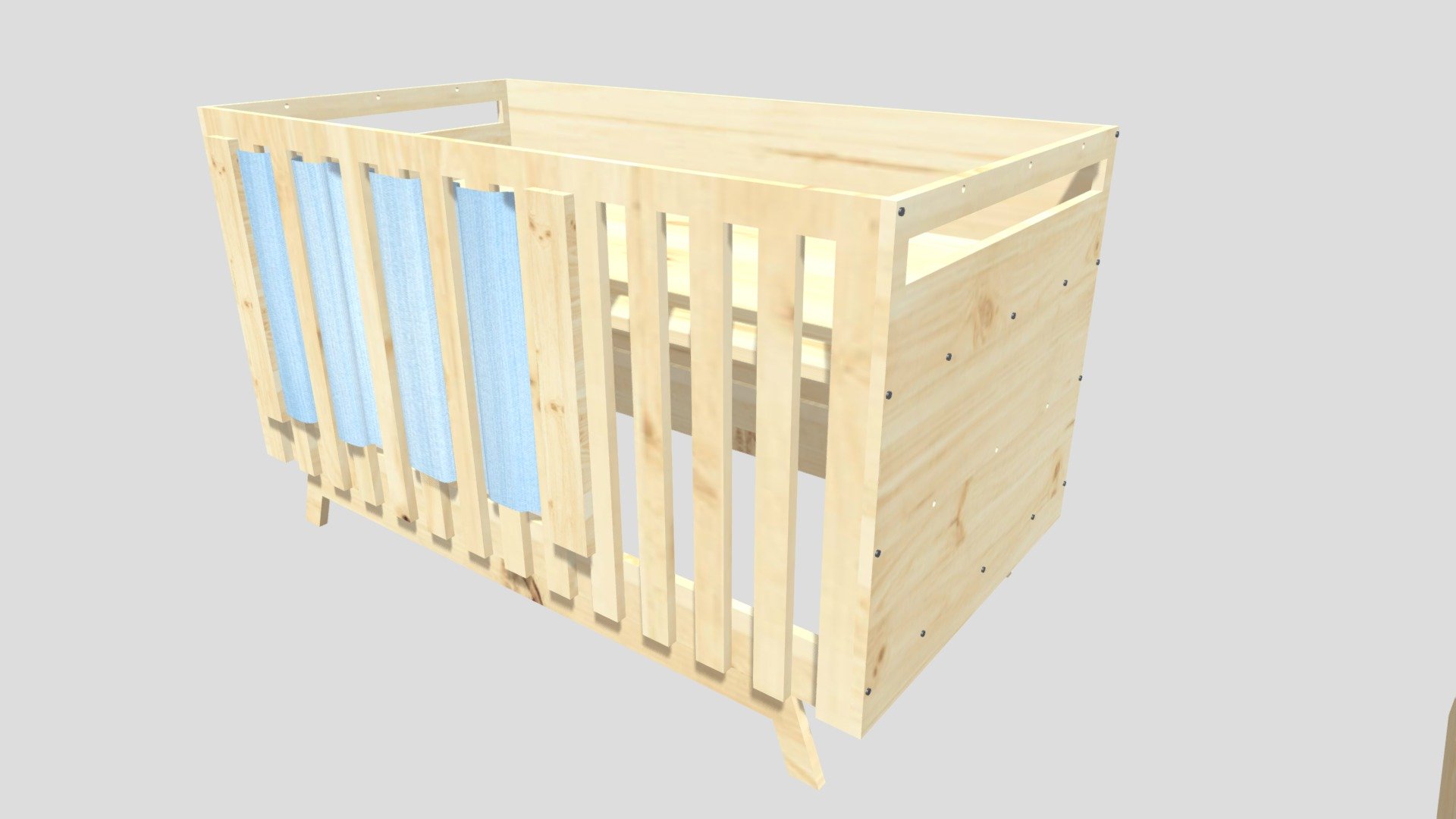 Modular Baby Furniture — Sketchfab embed 3D viewer