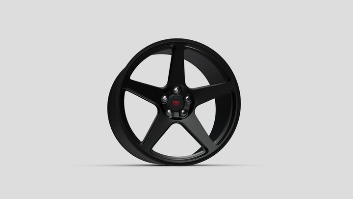 Vossen GNS-1 – Detailed Wheel 3D Model 3D Model