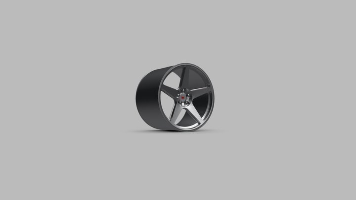 Vossen GNS-1 [Highly Detailed 3D Model] 3D Model