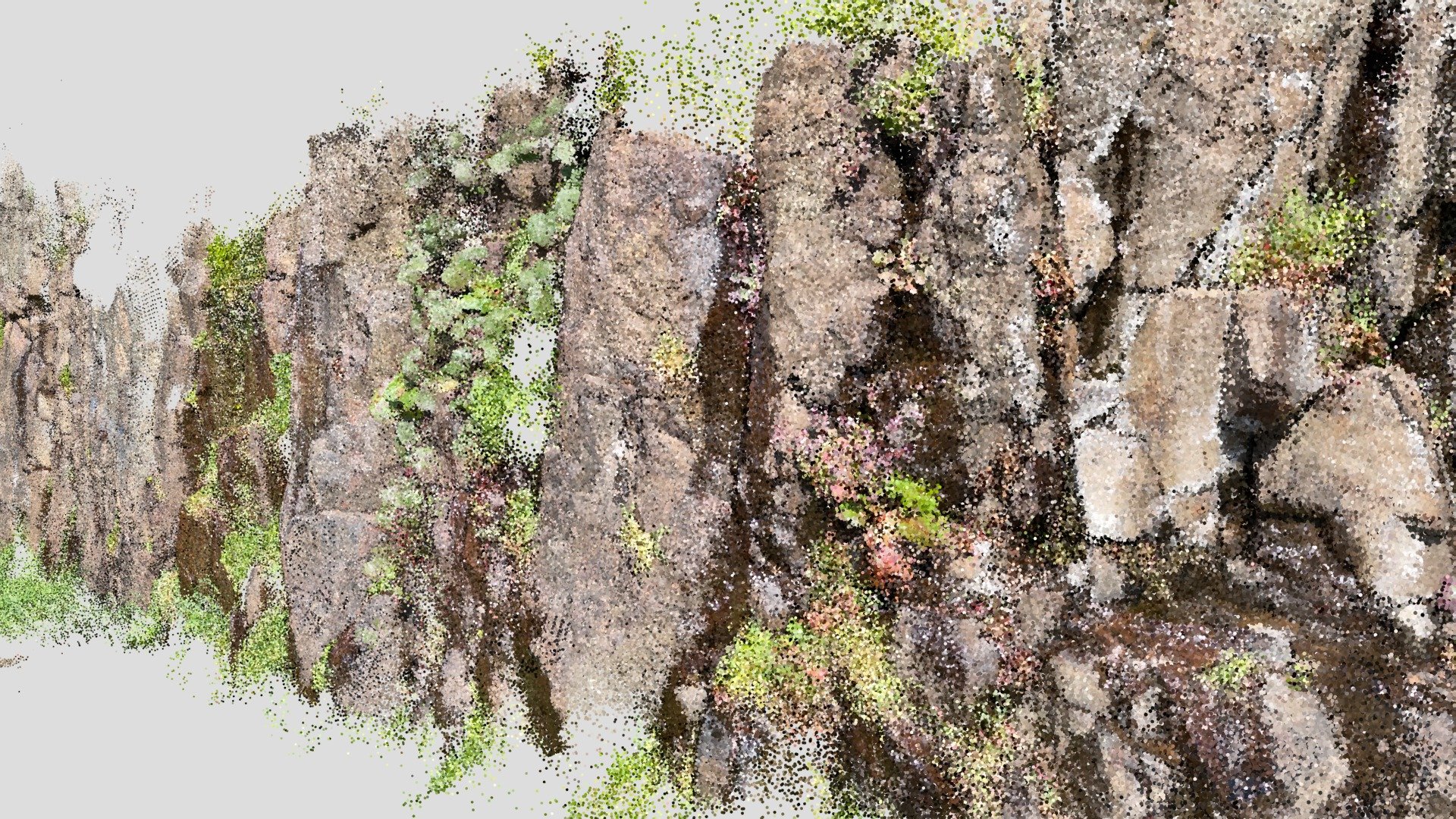 Rock Wall Street attempt1 - Lidar Scan — Sketchfab embed 3D viewer