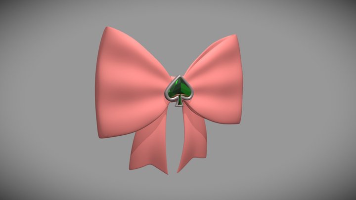 Hair bow for Neddy 3D Model