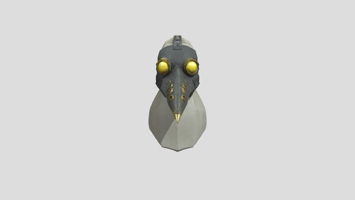 Gorilla tag mask 3D Model