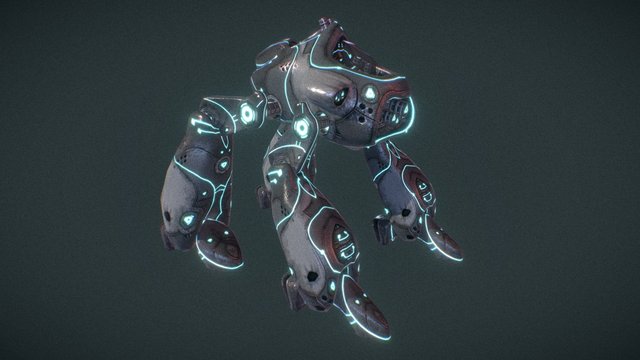 MECHA "GUARDIAN 10K" 3D Model