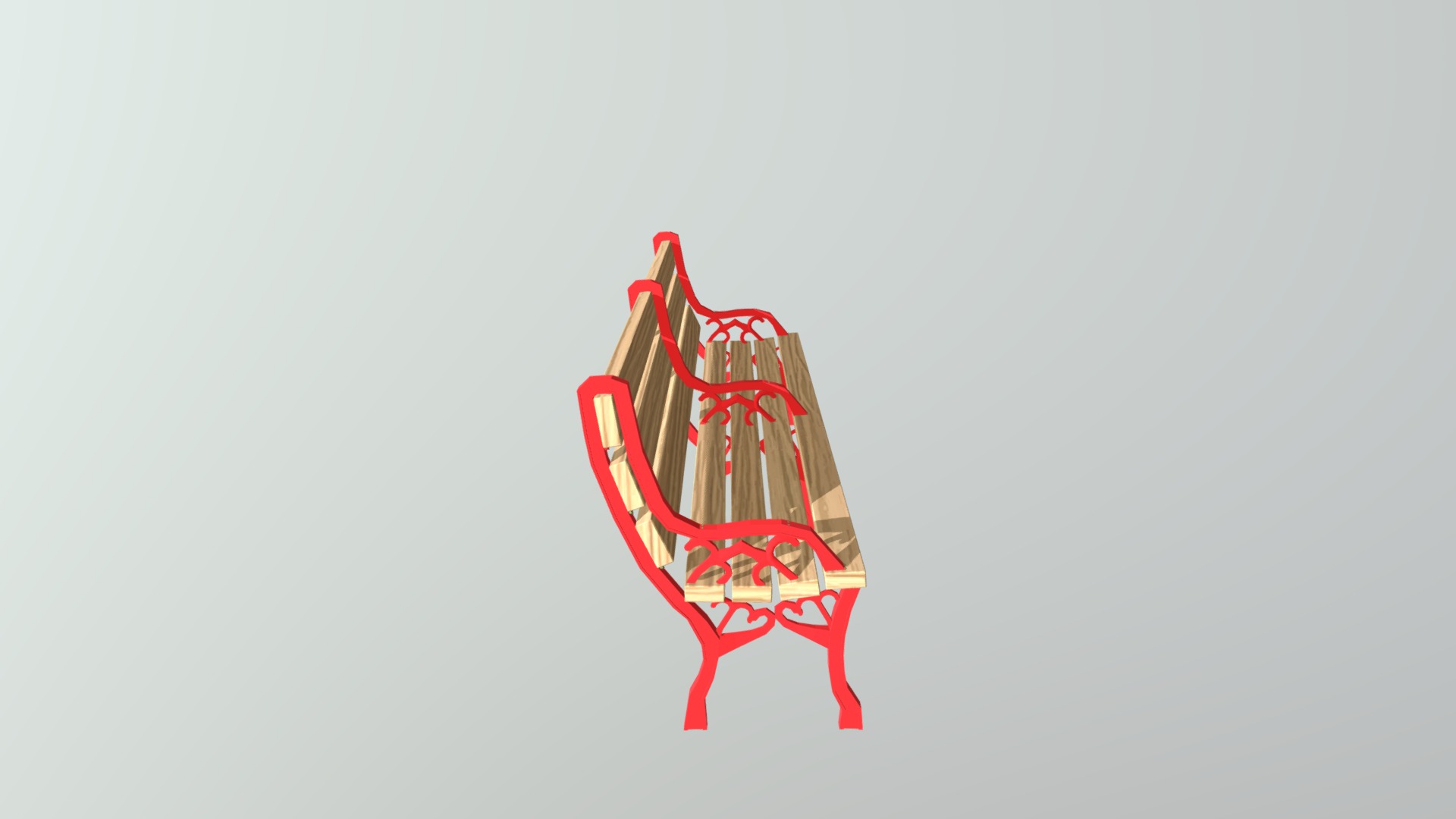 3D model Bench V01 - This is a 3D model of the Bench V01. The 3D model is about shape.
