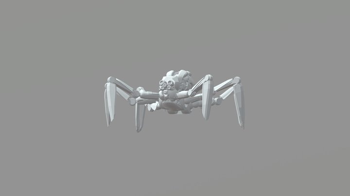 Rigged spider 3D Model