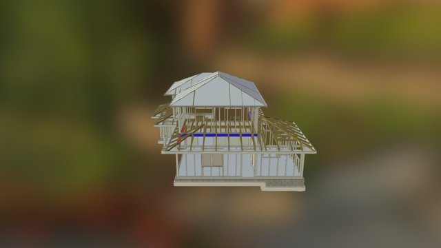 DAT house 4 items to identify 3D Model