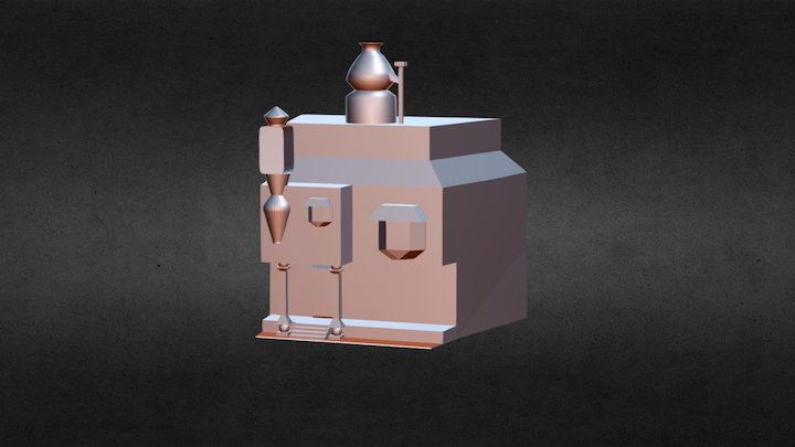 Architecture steampunk 3D Model