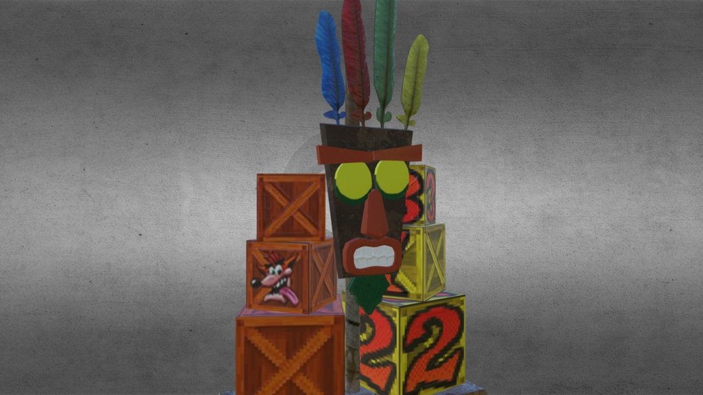 Crash Bandicoot Totem