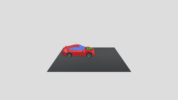 Lowpoly car 3D Model