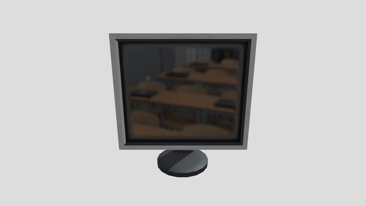 Computer screen 3D Model