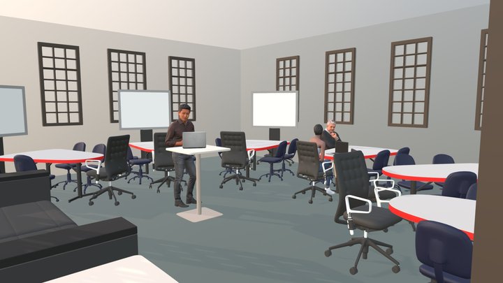 Classroom Variation 1 3D Model