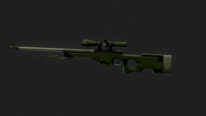 Awp-classic-green 3D models - Sketchfab