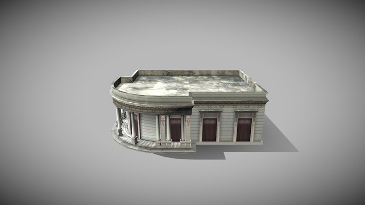 Colonial House 2 - Havana 3D Model