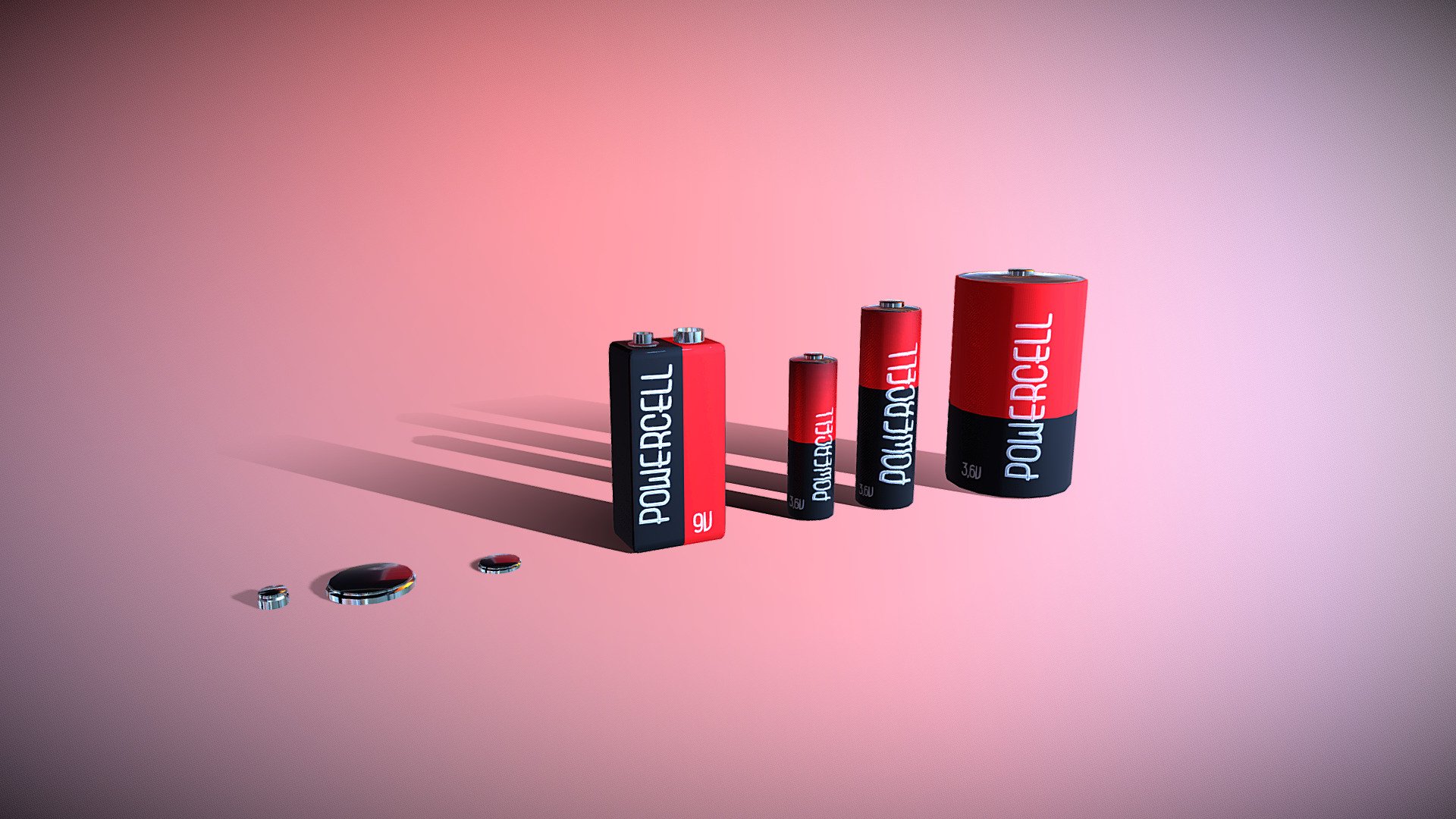 Batteries - Buy Royalty Free 3D model by Thunder (@thunderpwn) [c3da178 ...