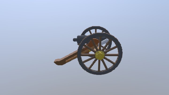 24 pdr. Howitzer 3D Model