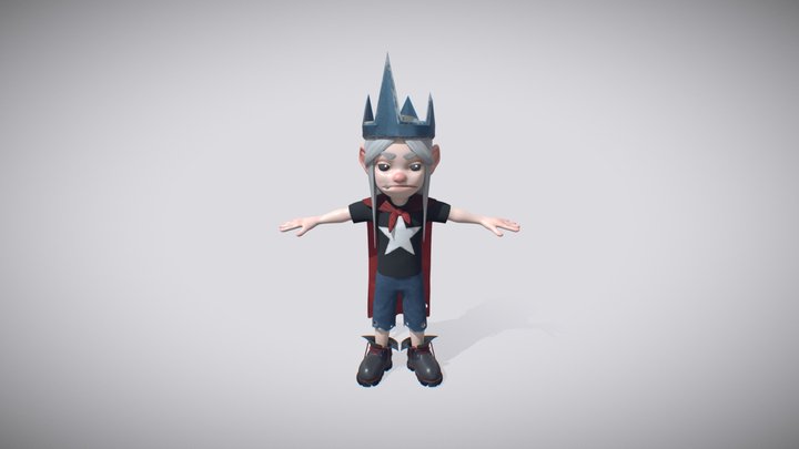 King character 3d Model. 3D Model
