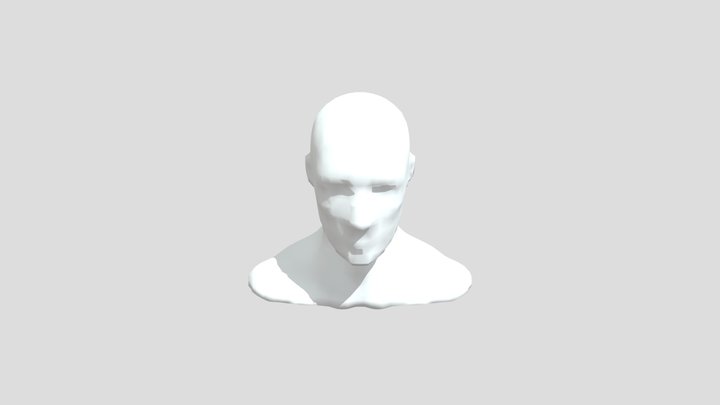 Голова, нулевой лод 3D Model