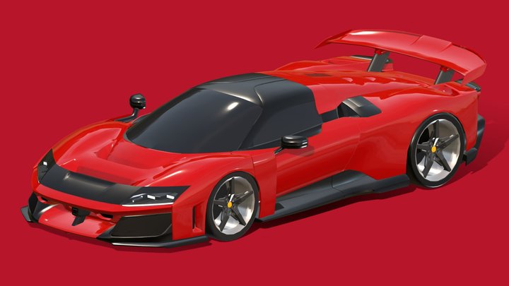 Ferrari F80 3D Model