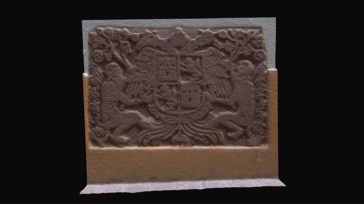 Relieve 2 Capilla de Indios Tlaxcala 3D Model