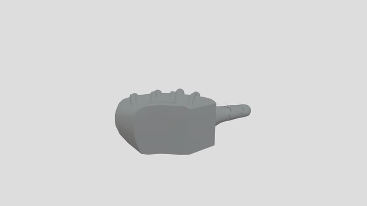 Hand Low Poly Bake 3D Model