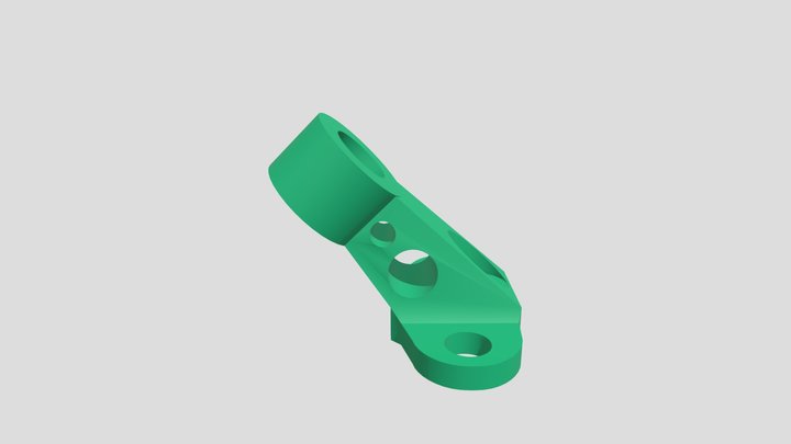 OTC-X1 Utron Mount For 8mm Bearing 3D Model