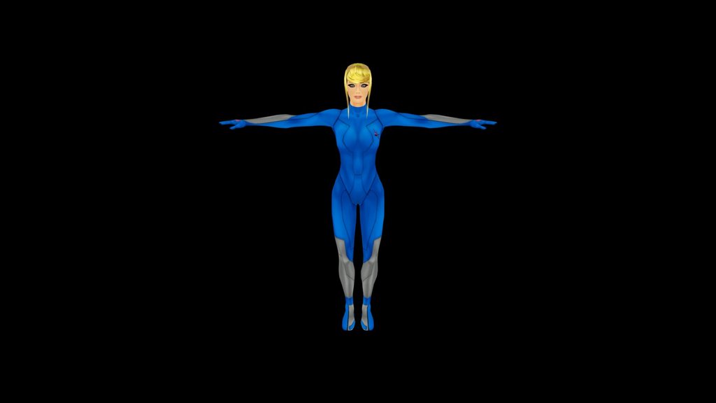 Metroid Prime 2 Zero Suit Samus