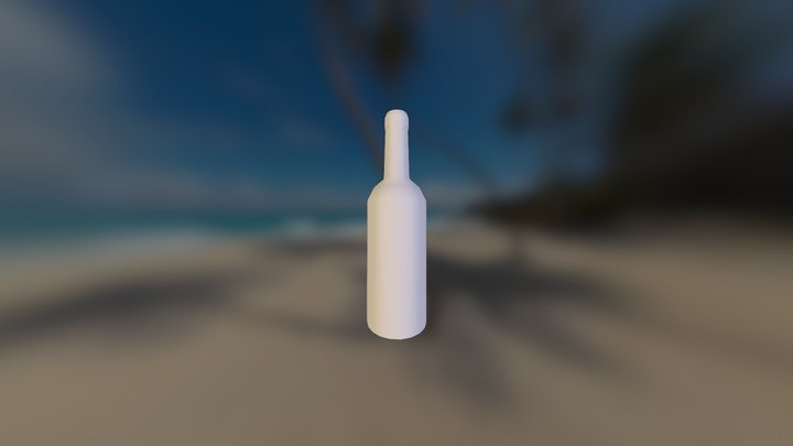 Bottle o' rum! 3D Model