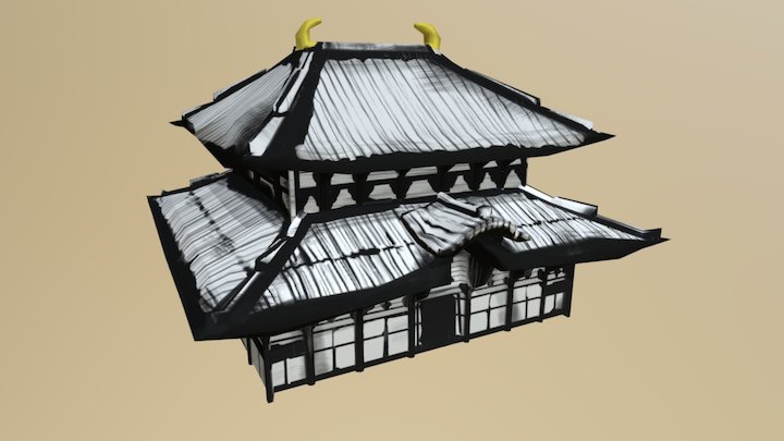 Templo 1 3D Model