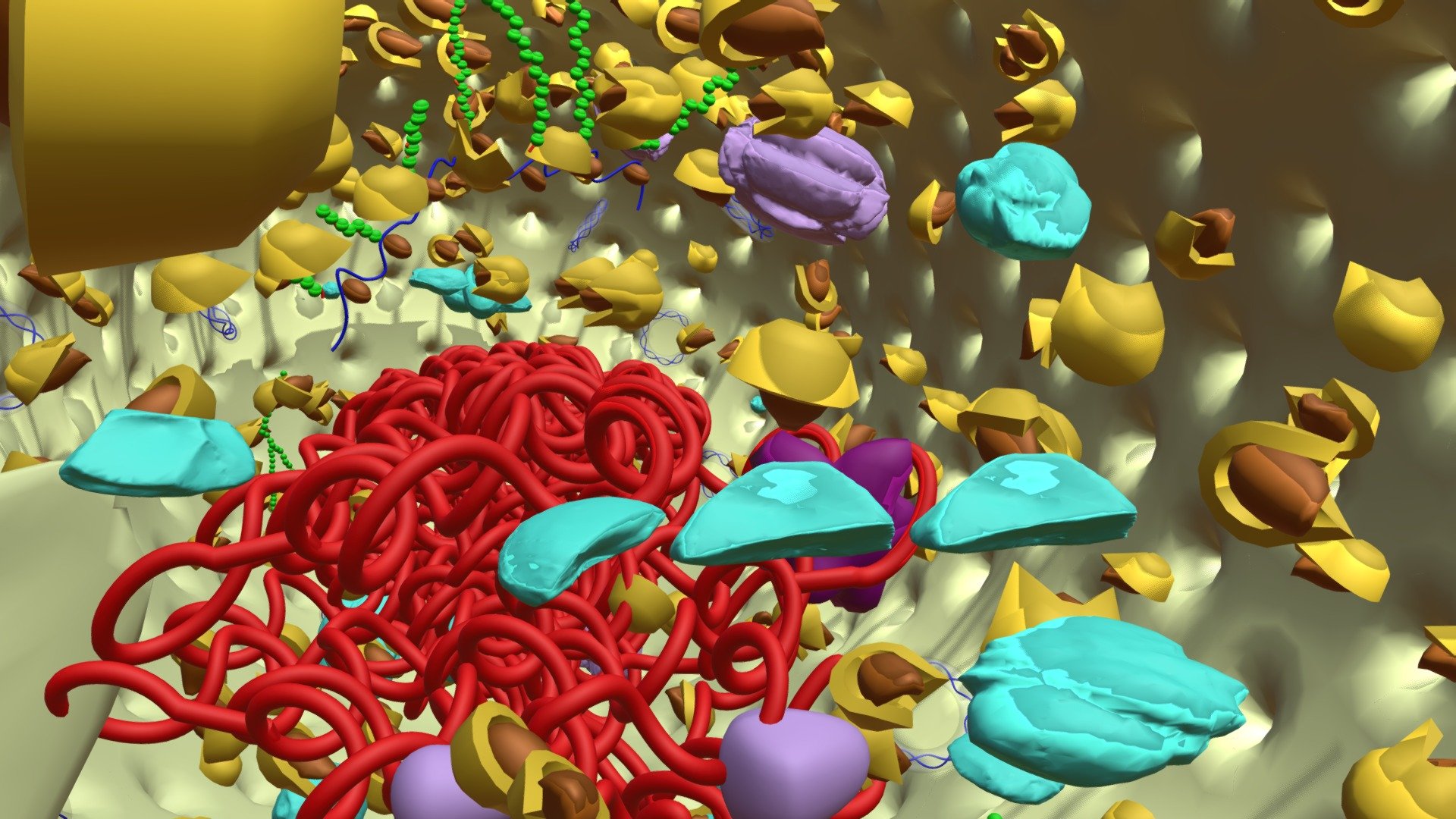 Bacterial structure - 3D model by alireza ehteshampour  (@alirezaehteshampour) [c3dd749]