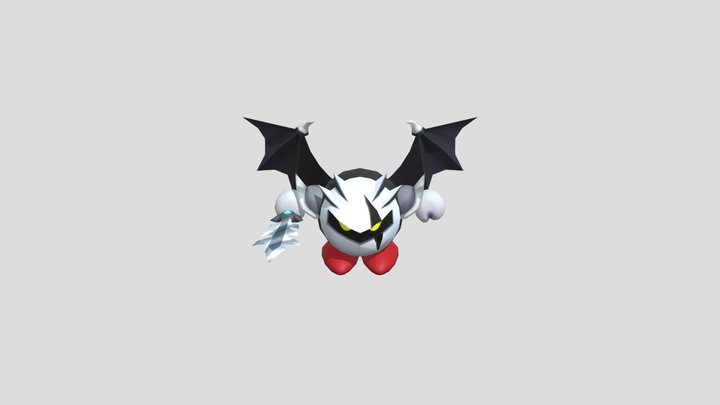 3DS - Kirby Triple Deluxe - Dark Meta Knight 3D Model