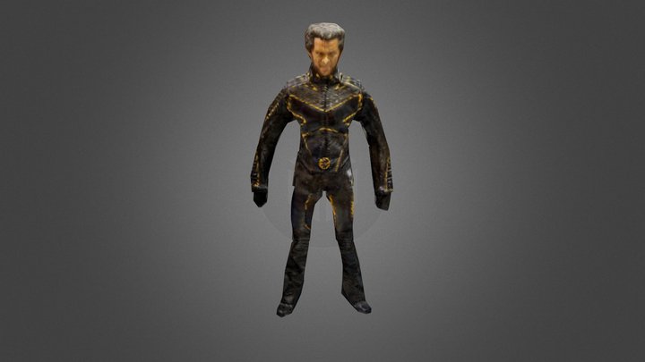 Wolverine from X-Men (2000) PS1 Style