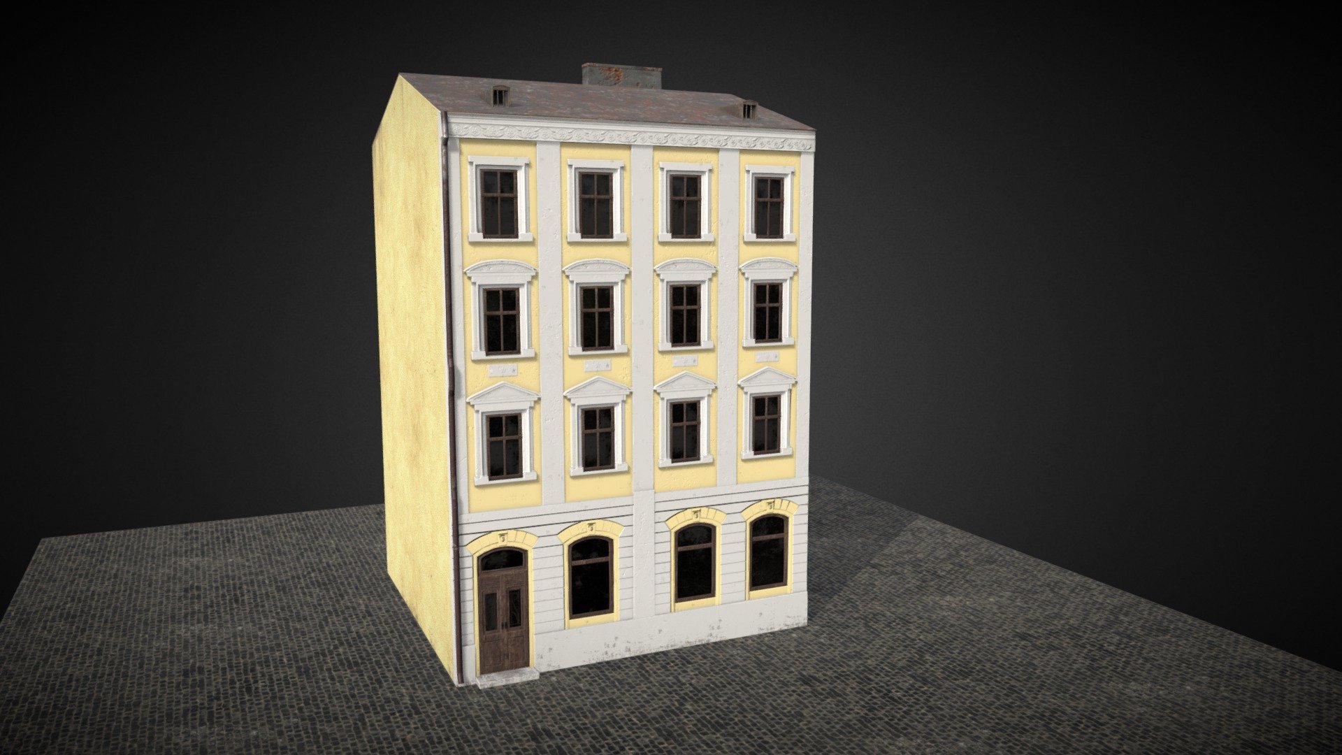 Old European House - 3D model by lyoshko [c3ded9e] - Sketchfab
